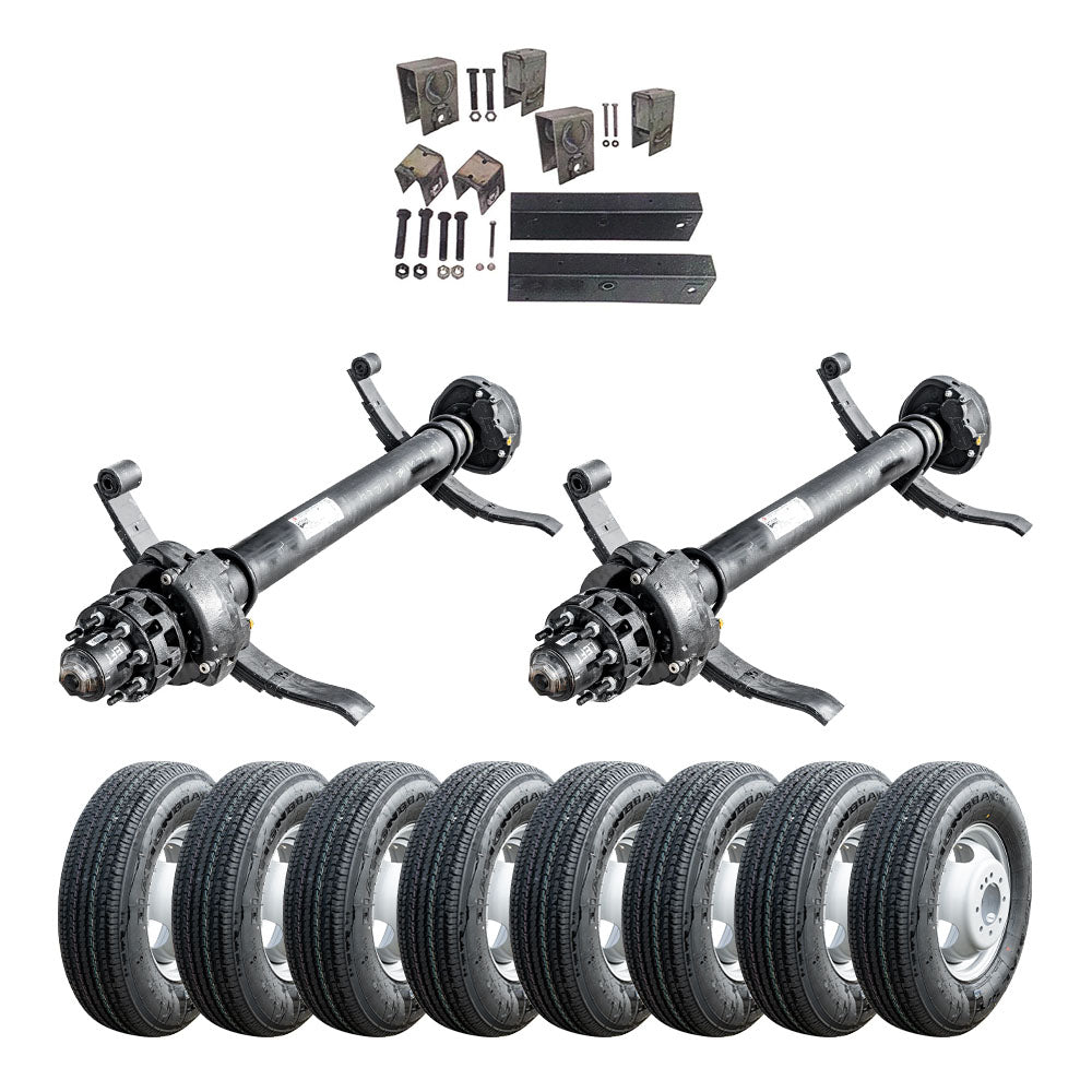 3500 lb Drop Trailer Axles