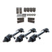 12,000 lb Lippert Triple TK Axle Kit - Sprung - 36K Capacity (Axle Series)