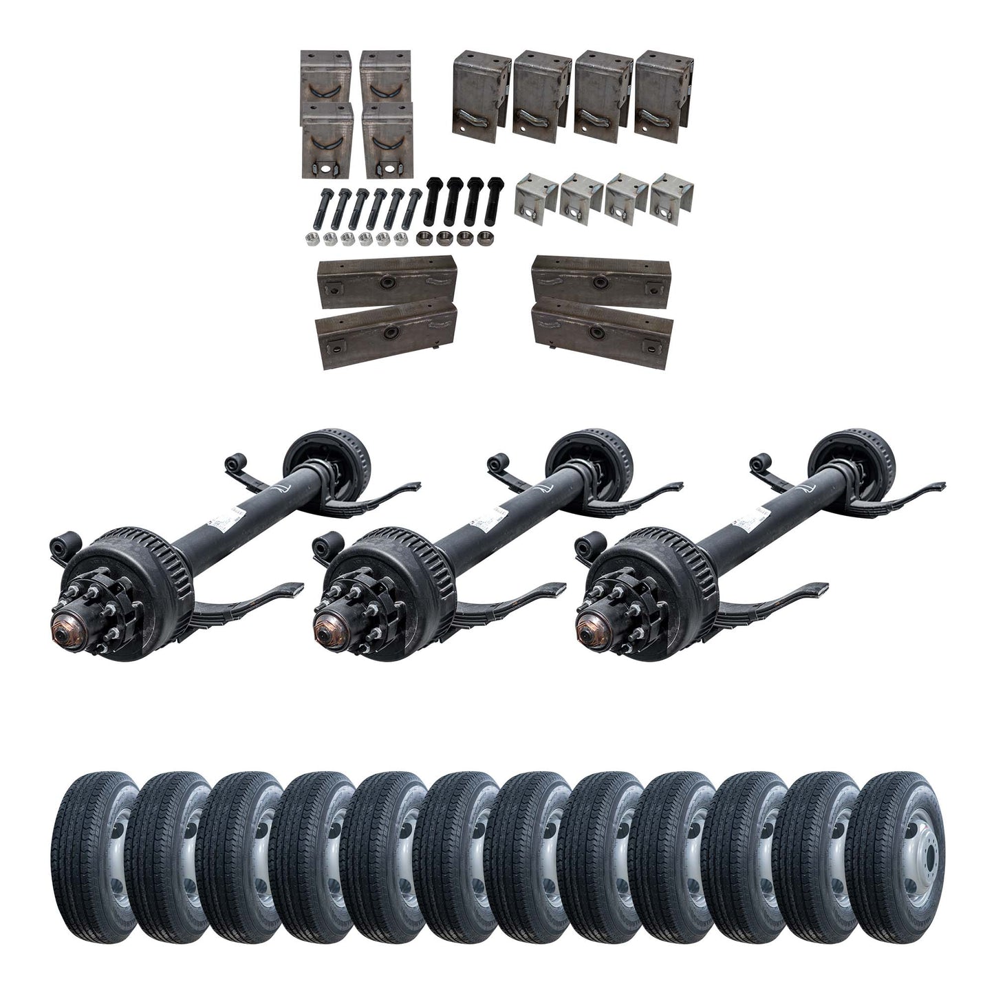 12,000 lb Dexter Triple Axle TK Trailer kit - Sprung - 36K Capacity (Original Series)