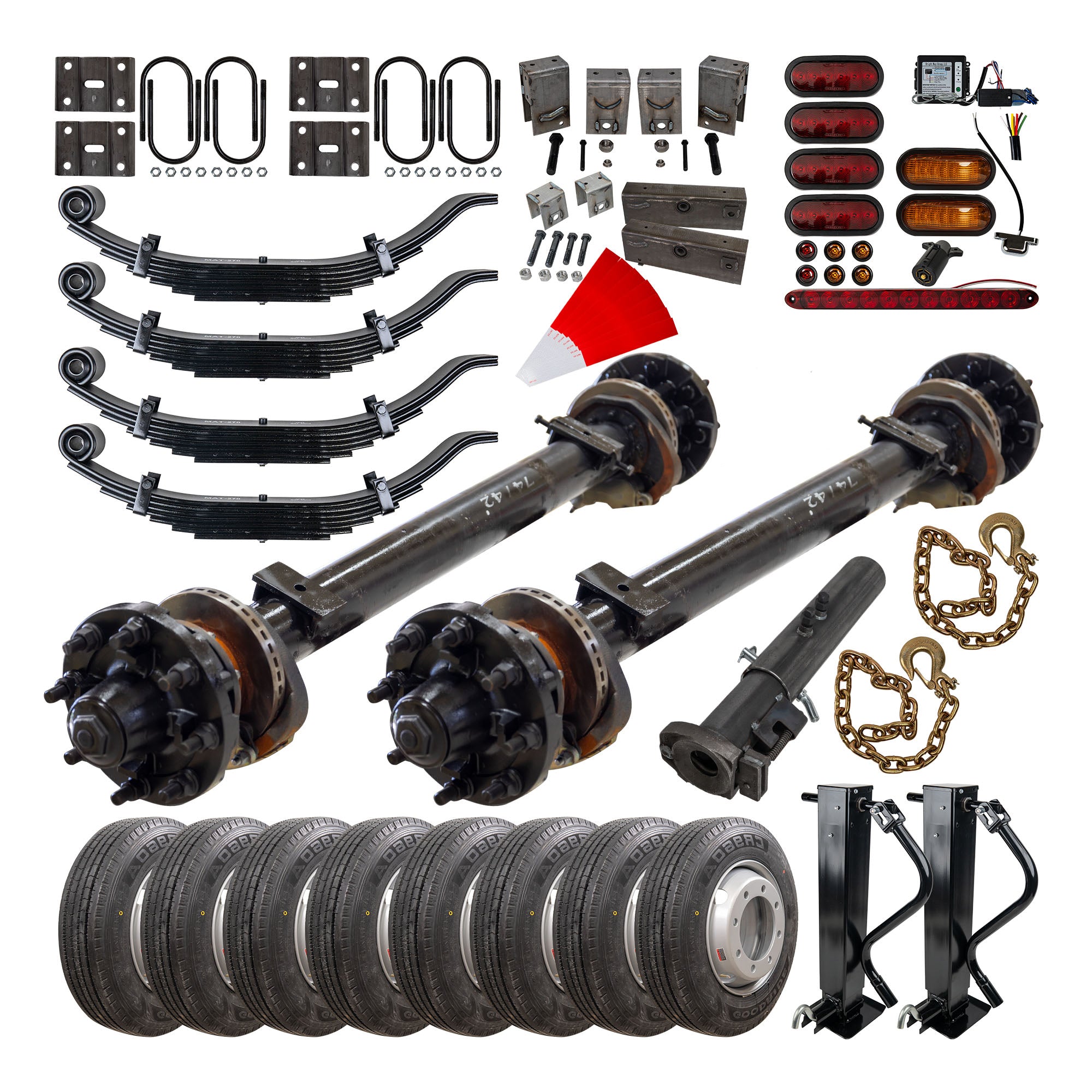 3500 lb Drop Trailer Axles