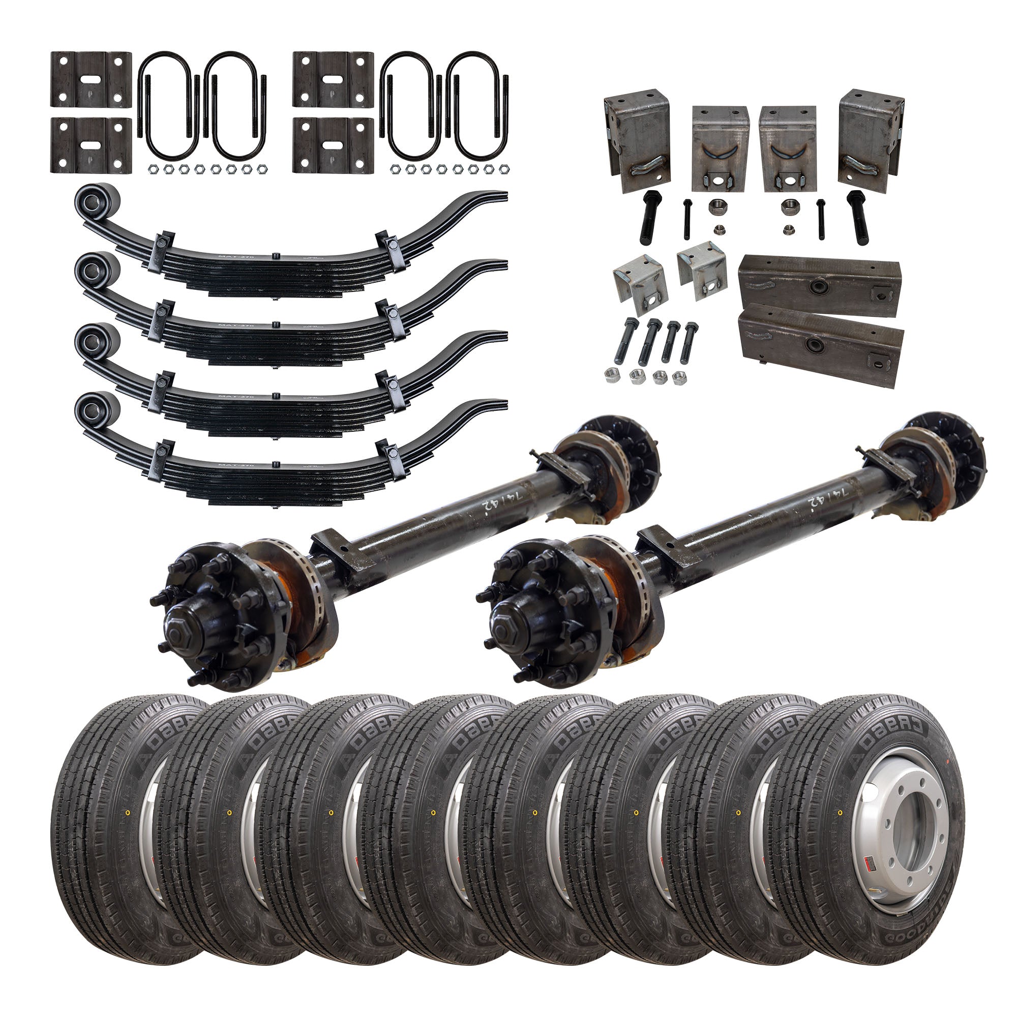 3500 lb Drop Trailer Axles