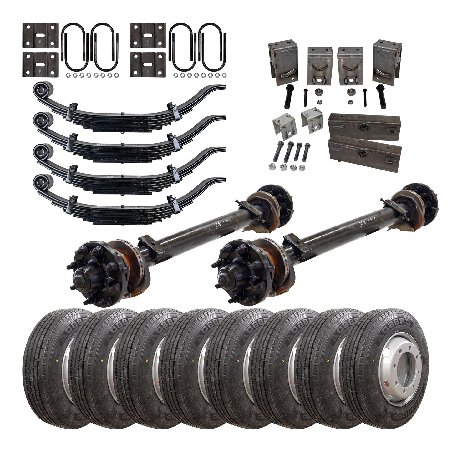 15,000 lb TK Tandem Axle Kit - Hydraulic Brake - 30K Capacity (Axle Series)