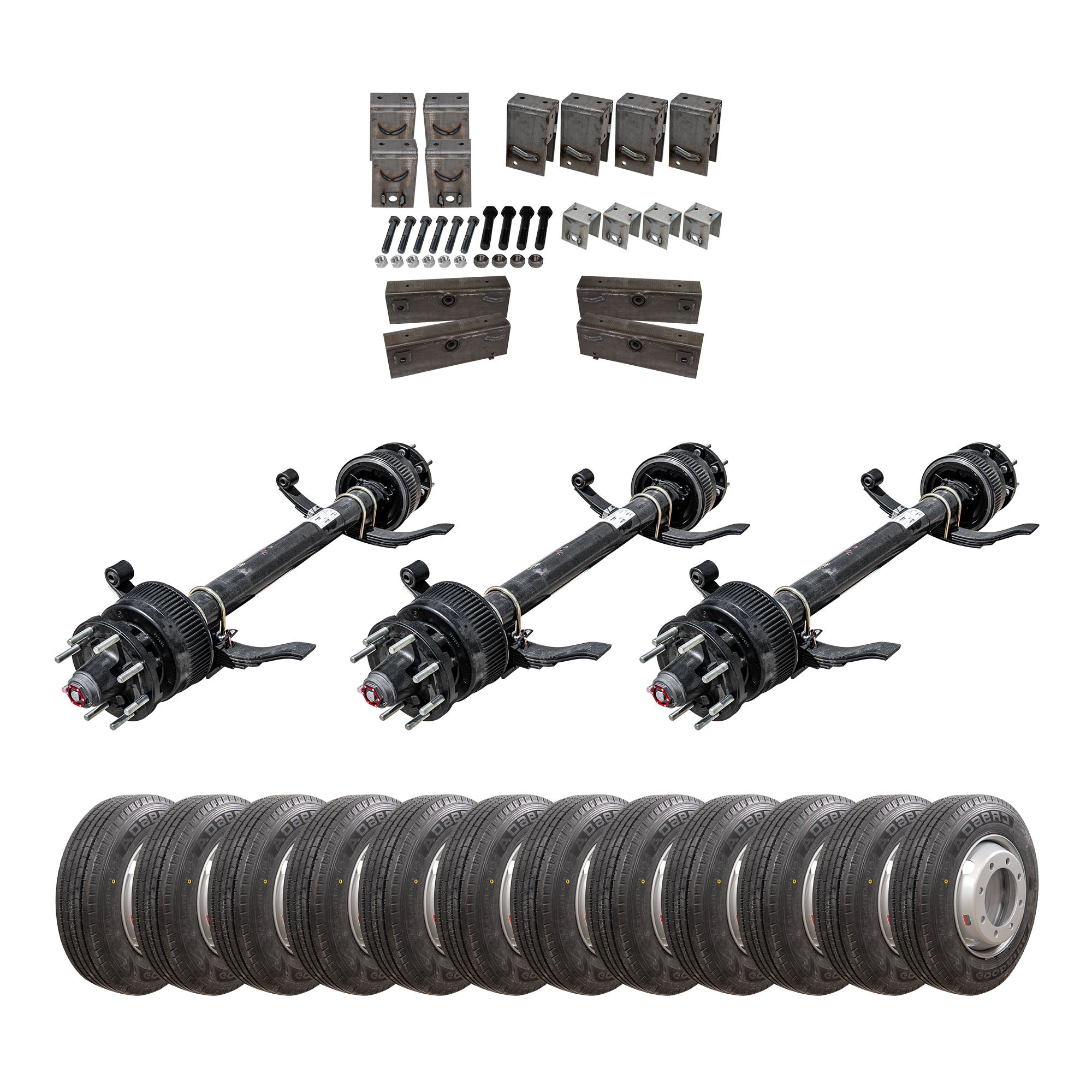 3500 lb Drop Trailer Axles