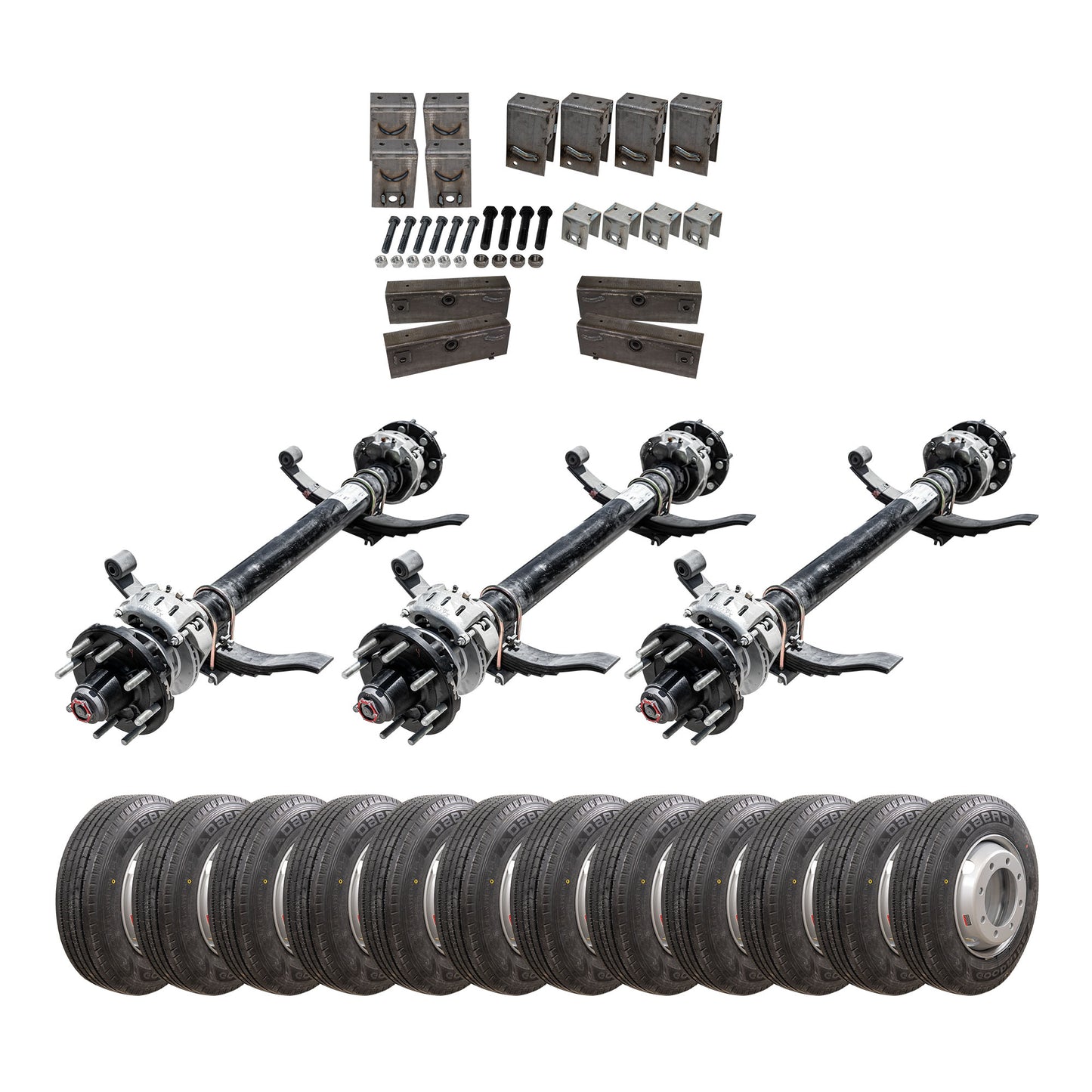 16,000 lb Lippert Triple TK Axle Hydraulic Kit - 45K Capacity (Axle Series)