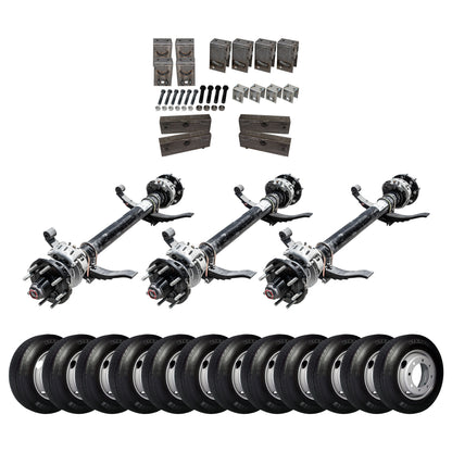 16,000 lb Lippert Triple TK Axle Hydraulic TK Trailer kit - 48K Capacity (Original Series)