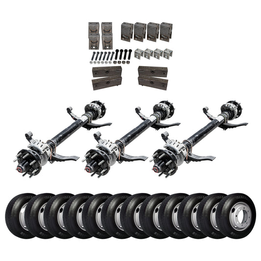 16,000 lb Lippert Triple TK Axle Hydraulic TK Trailer kit - 48K Capacity (Original Series)