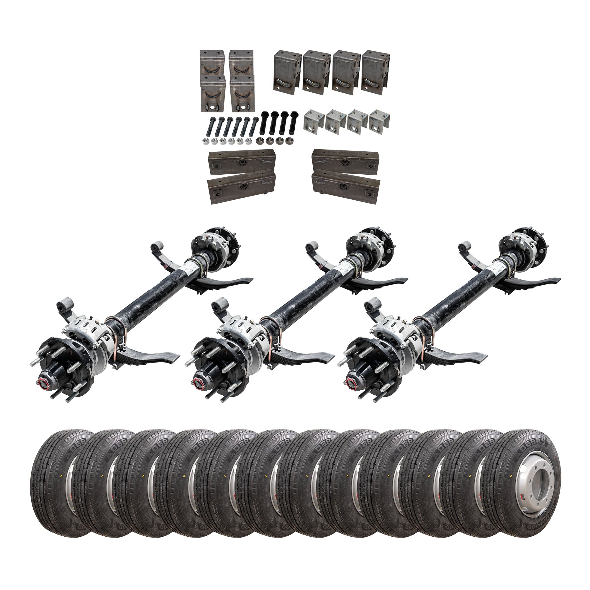 3500 lb Drop Trailer Axles