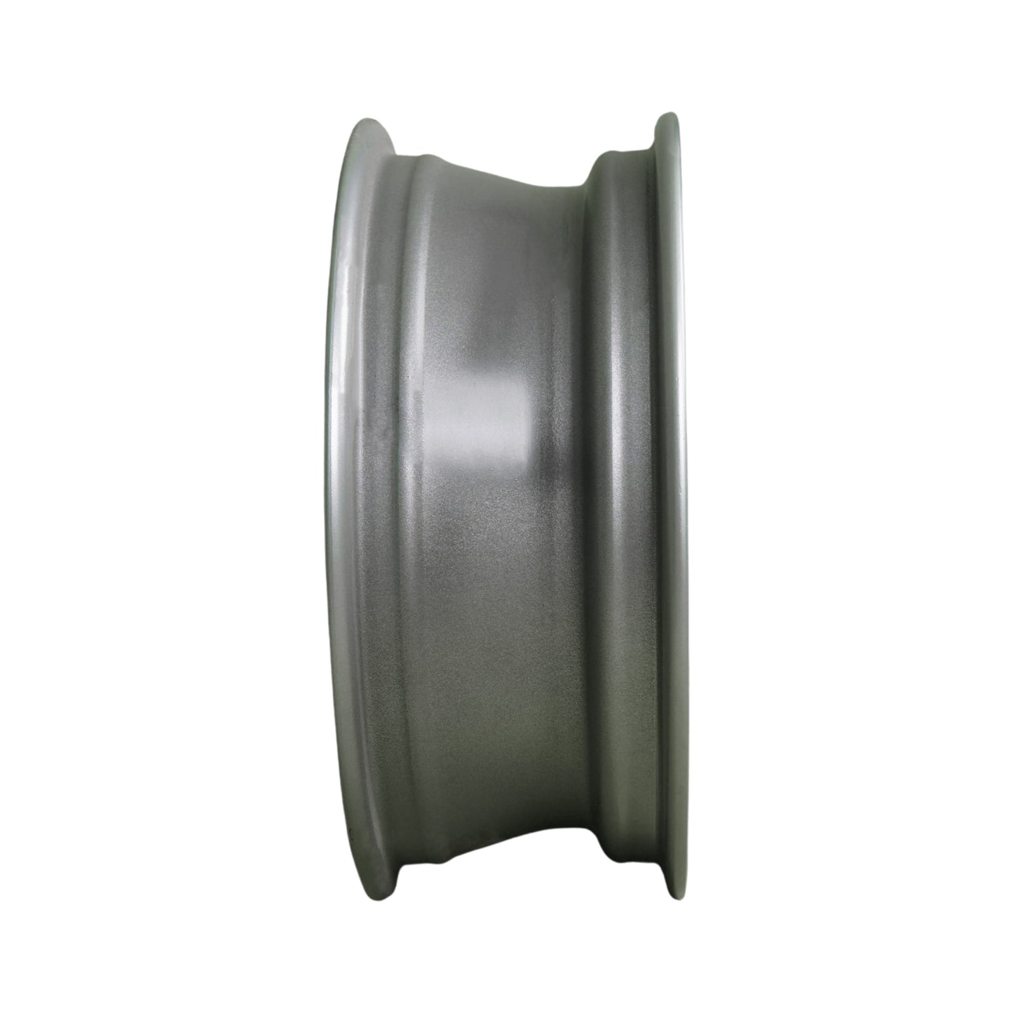 16" x 6" - 8 Lug Silver Mod Solid Steel Trailer Wheel - 8 x 6.5" Single