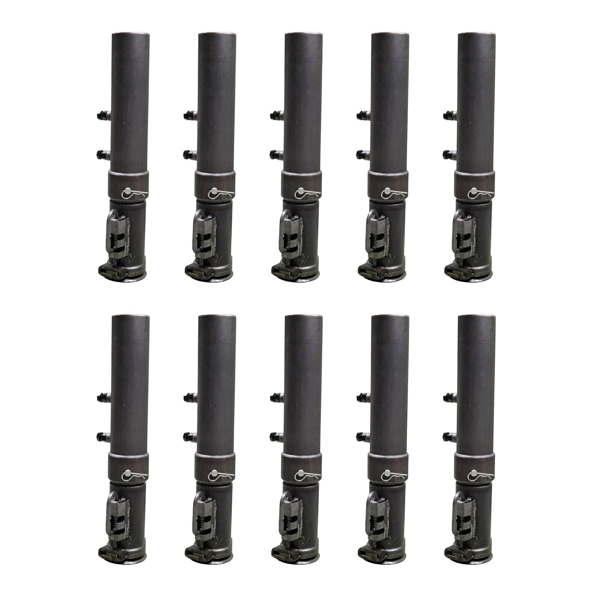 30k Gooseneck Trailer Coupler - 30000 lb Adjustable Round 2 5/16 - Bulk (10 pc)