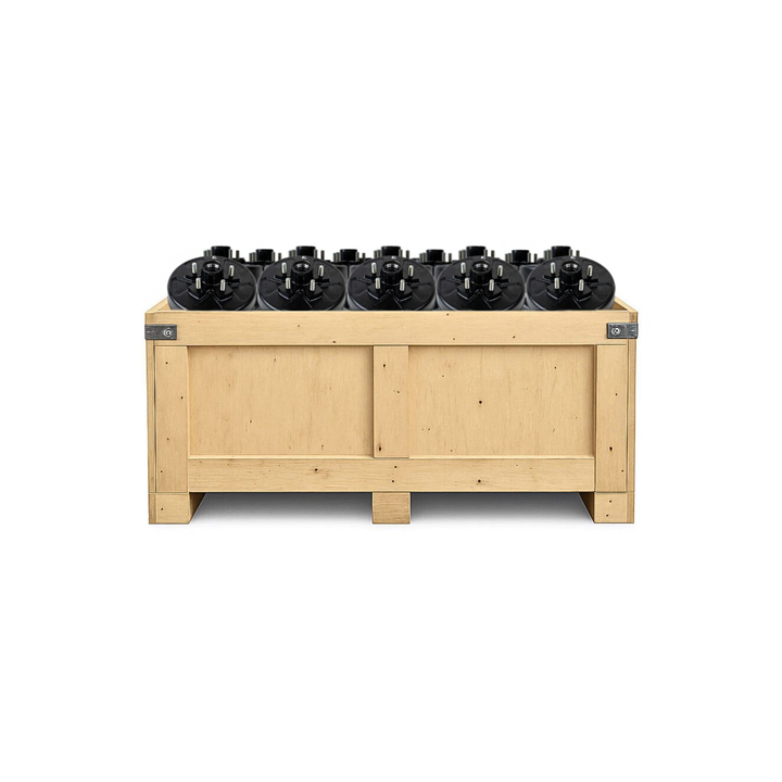 3.5K Trailer Axle Hub and Drum - 5x4.5 Lug (Crate of 40)