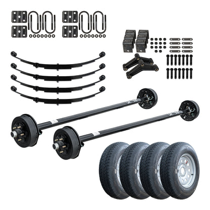 3500 lb Light Duty Tandem Axle TK Trailer kit - 7K Capacity (Original Series)