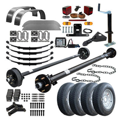 3500 lb Light Duty Tandem Axle TK Trailer kit - 7K Capacity (Original Series)