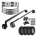 3500 lb Light Duty Tandem Axle TK Trailer kit - 7K Capacity 5x4.5 (Drop Original Series)