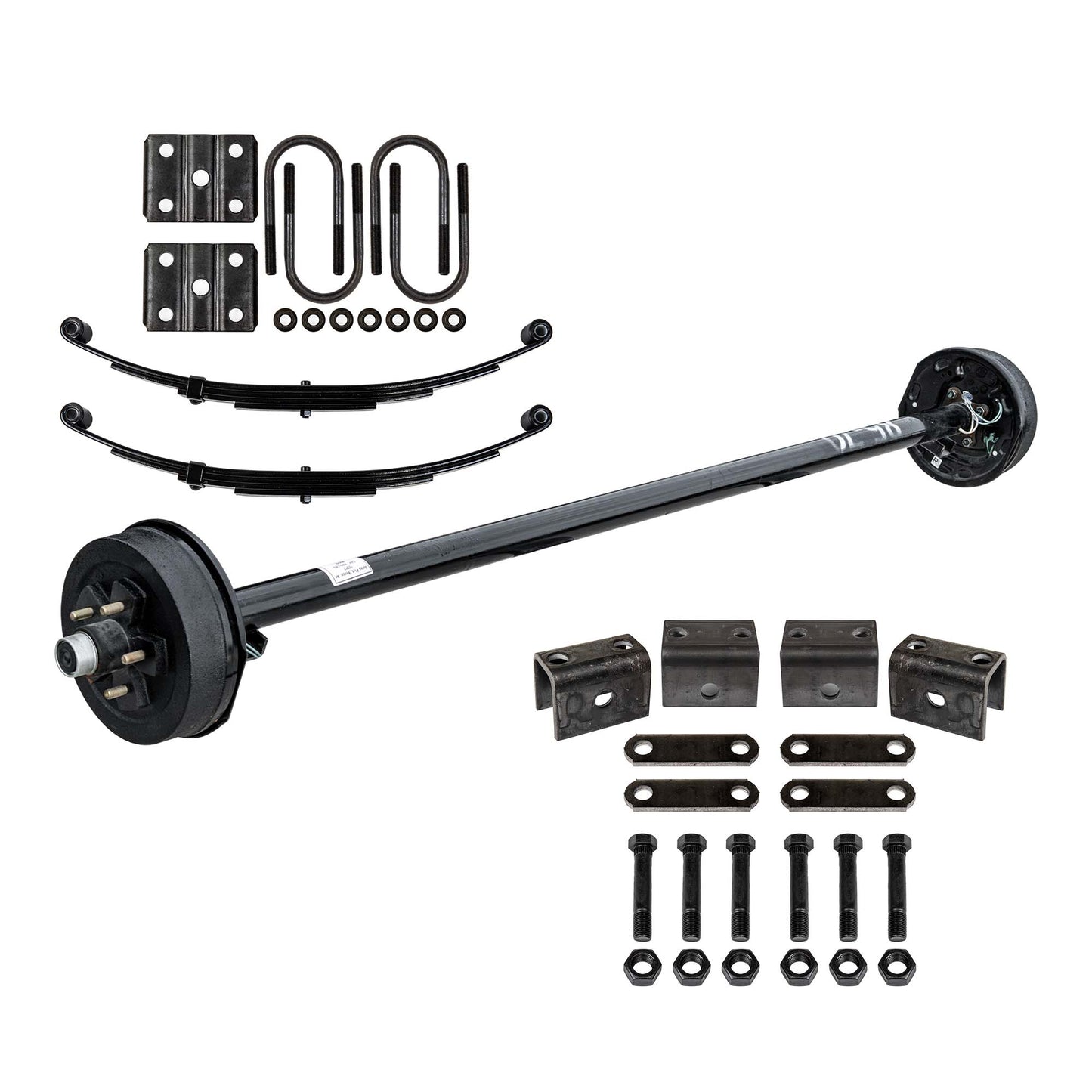 3500 lb TK Heavy Duty Single Axle Kit - 3.5K Capacity (Axle Series)