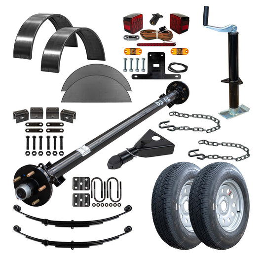 3500 lb TK Single Axle Trailer Parts Kit - 3.5K Capacity (Complete Original Series)