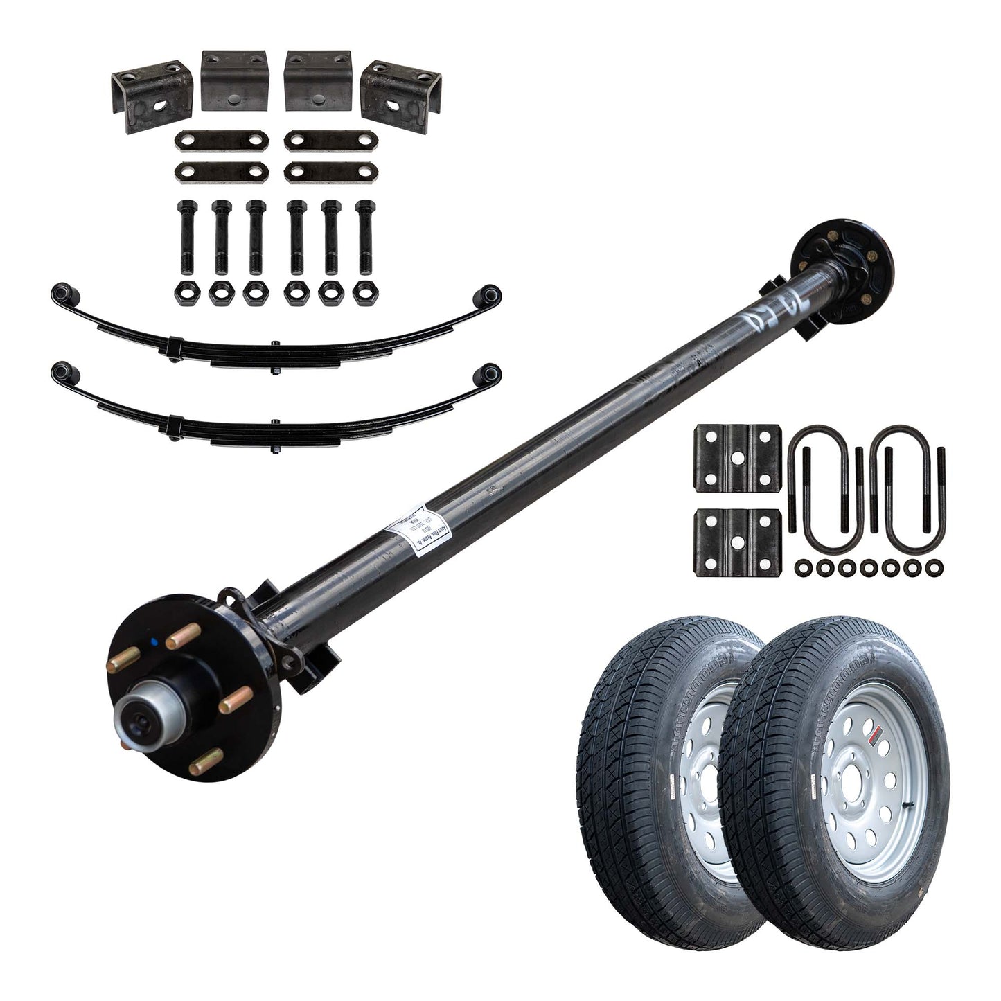 3500 lb Light Duty Single Axle TK Trailer Kit - 3.5K Capacity (Original Series)