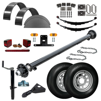 5200 lb TK Single Axle Trailer Parts Kit - 5.2K Capacity LD (Complete Original Series)
