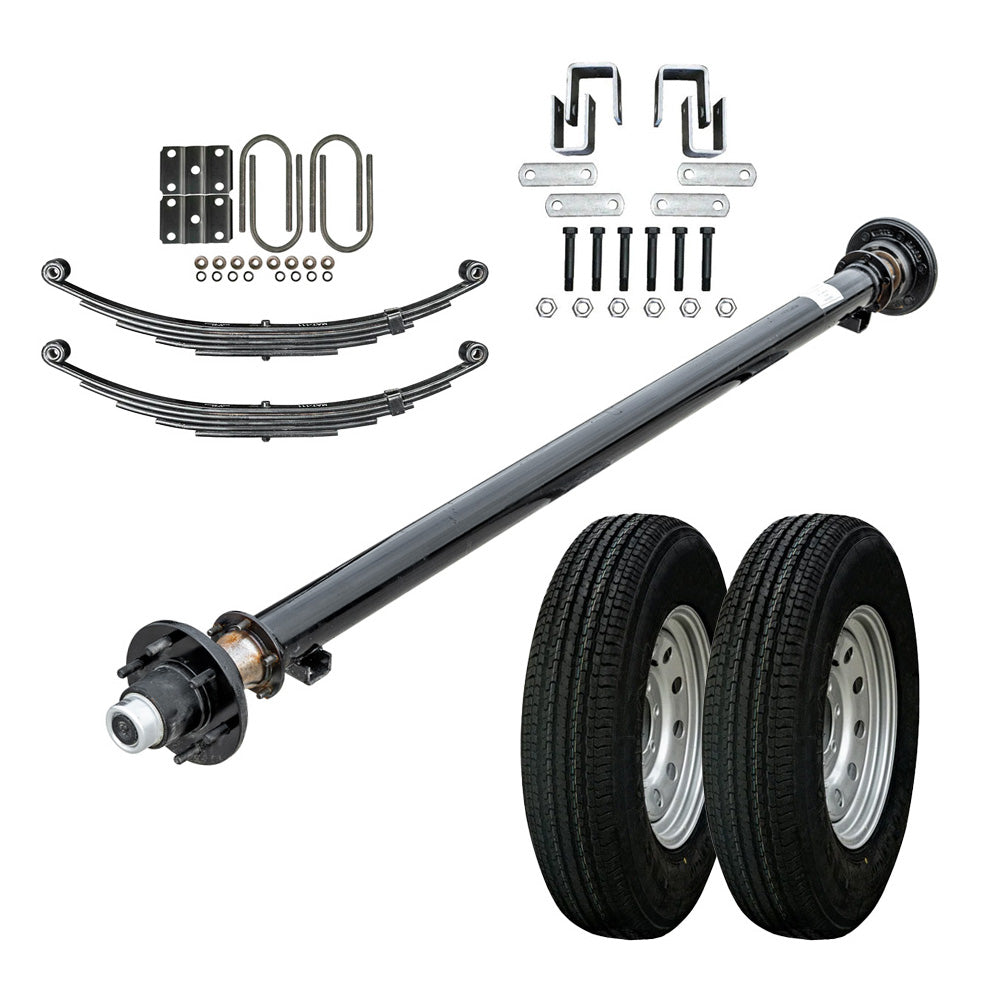 3500 lb Drop Trailer Axles