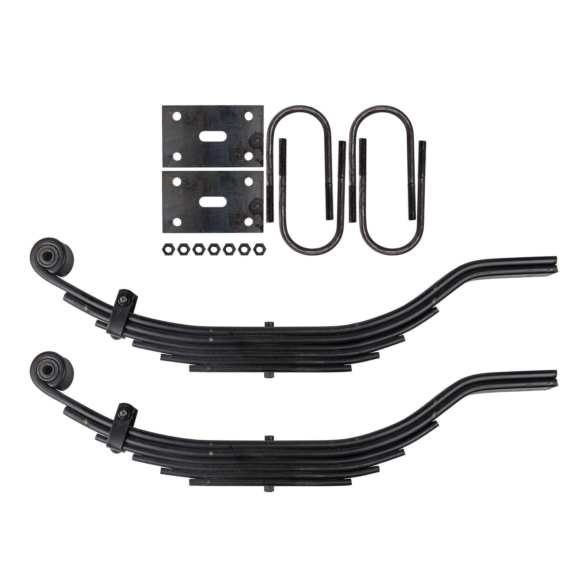 Trailer 6 Leaf Slipper Spring Suspension Kit for 4" Tube 9000 lb Axles - The Trailer Parts Outlet