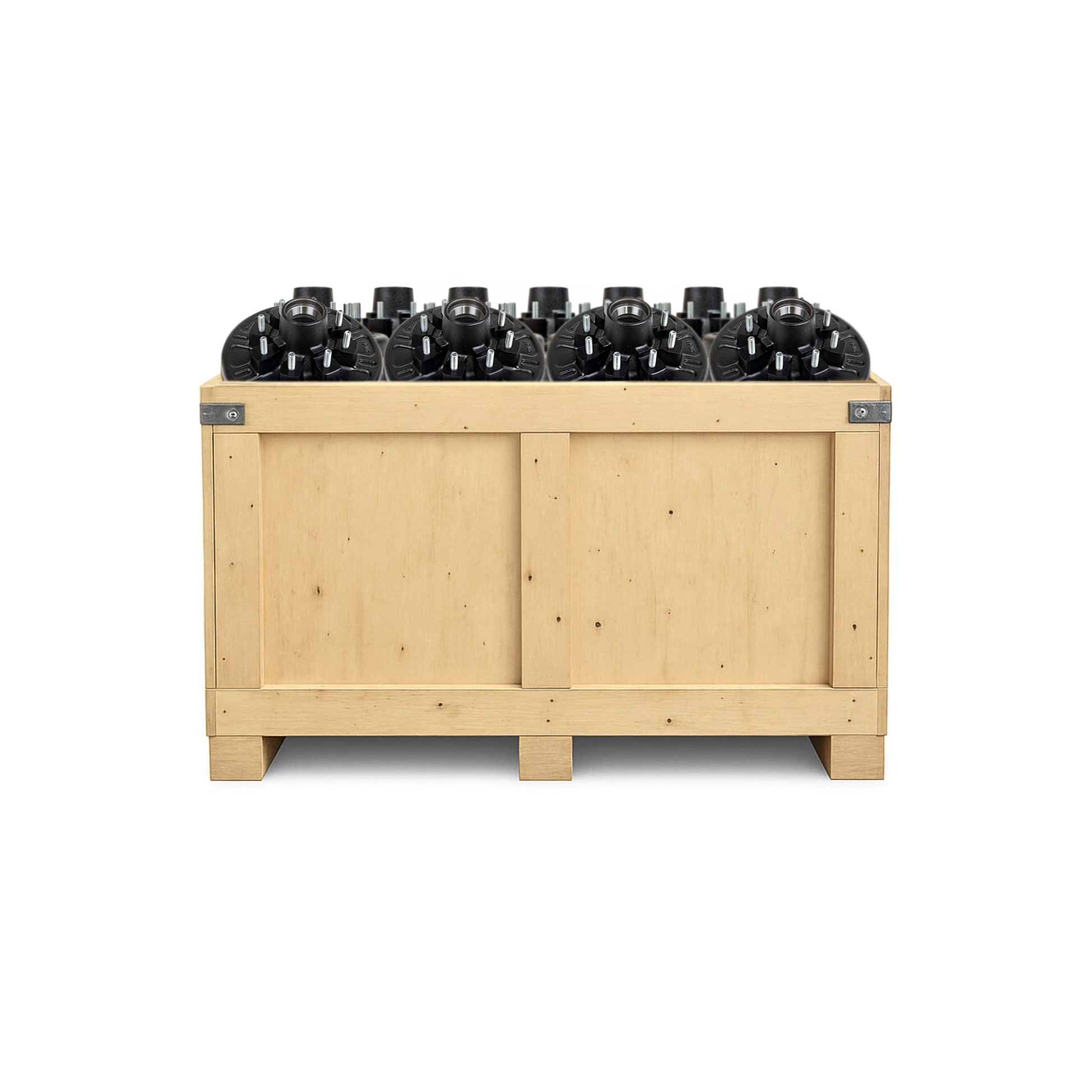 7k Crate Trailer Axle Hub and Drum - 8 Lug Bolt Pattern