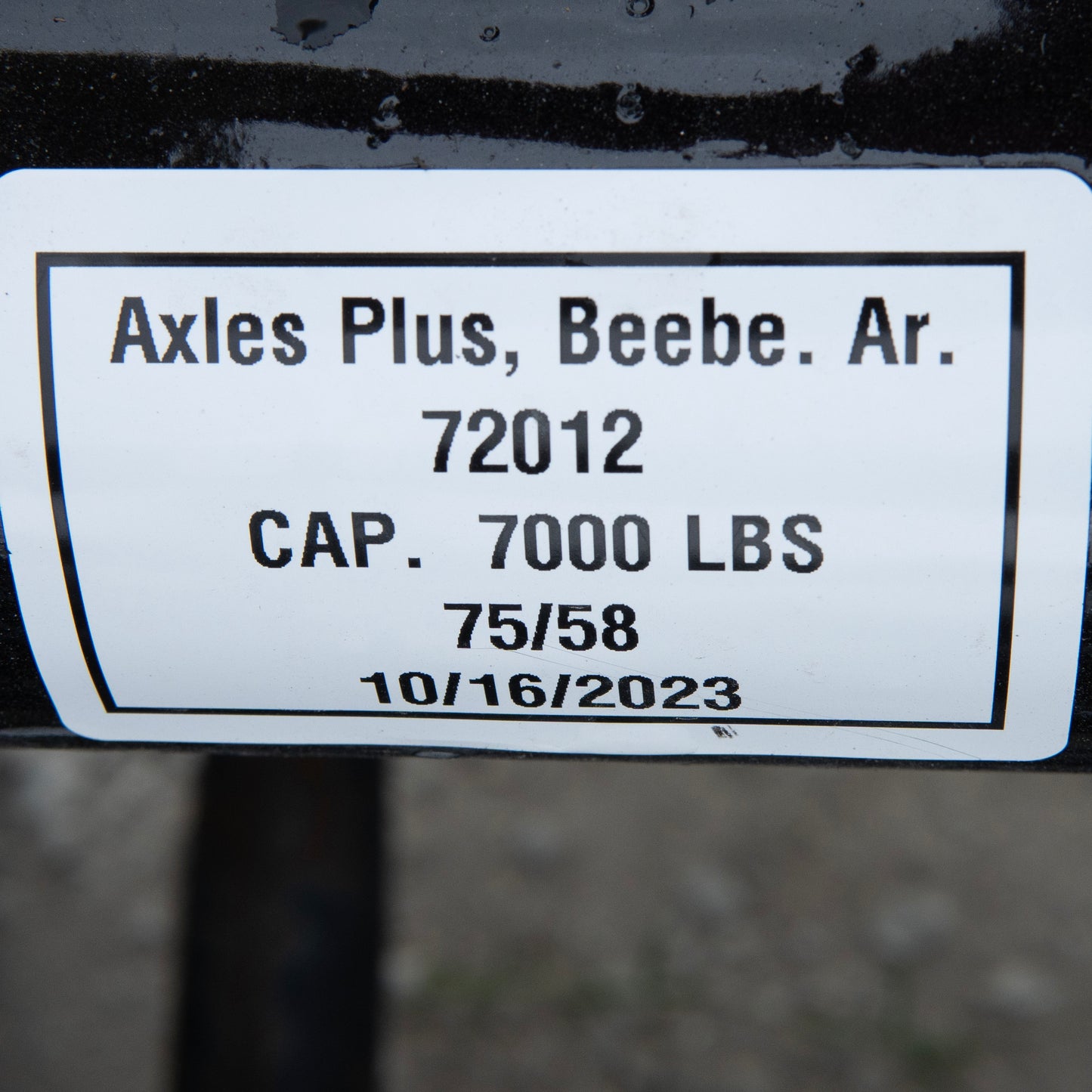 7k TK Trailer Axle - 7000 lb Electric Brake Axle 8 lug 9/16" Studs - Items Sold As Is - The Trailer Parts Outlet