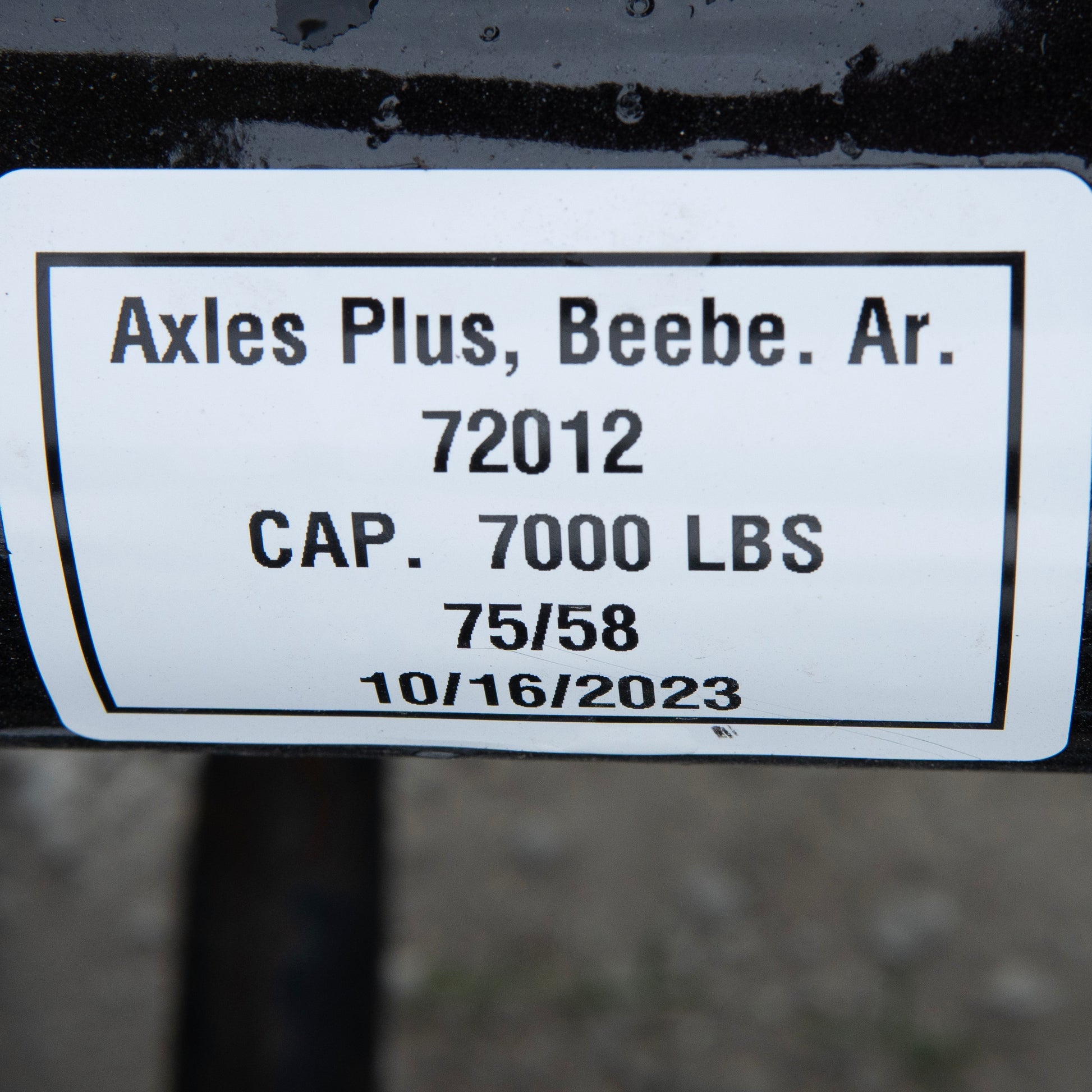 7k TK Trailer Axle - 7000 lb Electric Brake Axle 8 lug 9/16" Studs - Items Sold As Is - The Trailer Parts Outlet