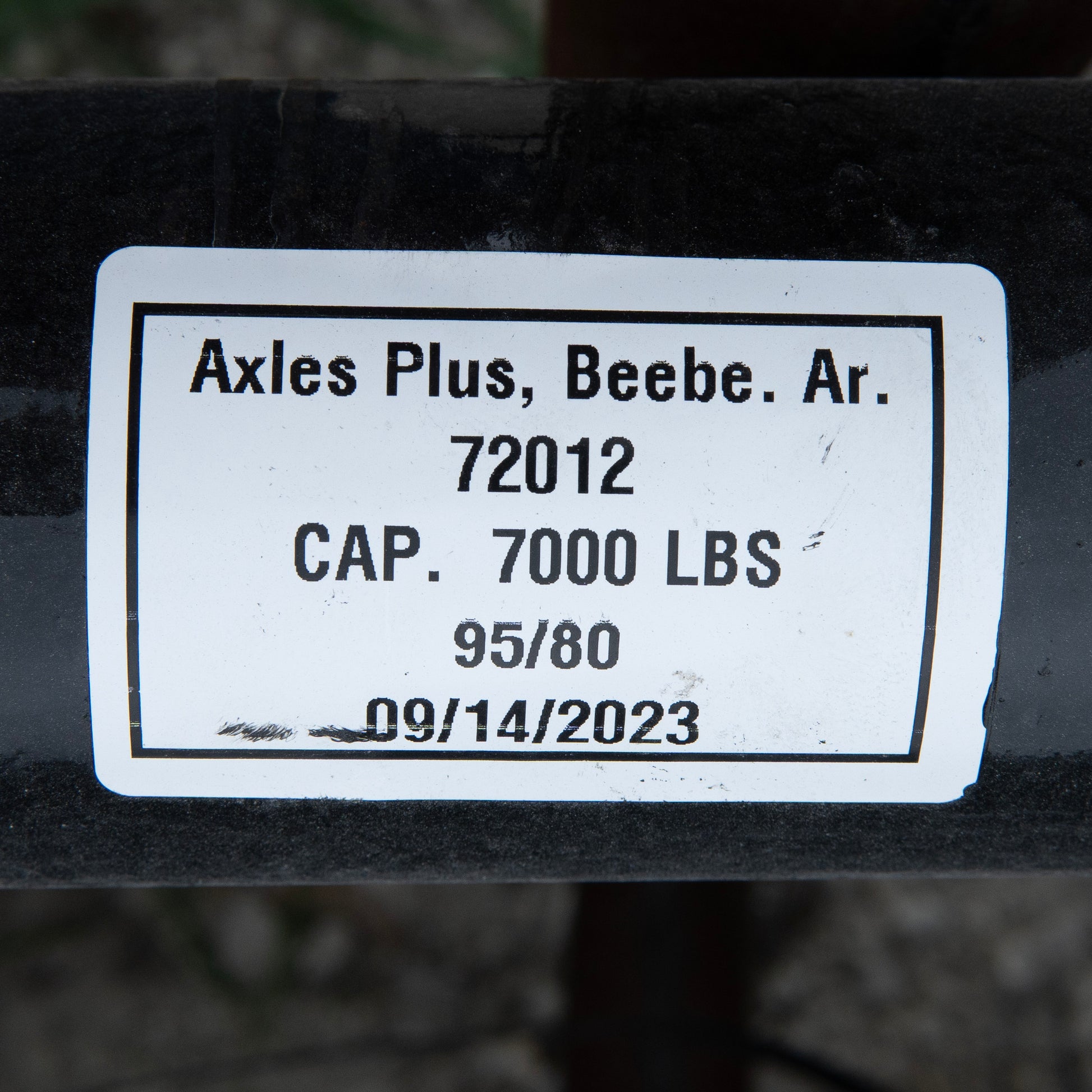 7k TK Trailer Axle - 7000 lb Electric Brake Axle 8 lug 9/16" Studs - Items Sold As Is - The Trailer Parts Outlet