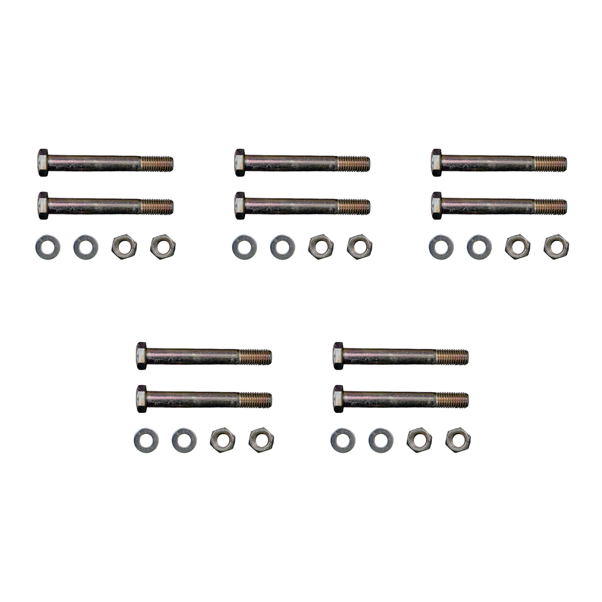 Adjustable Trailer Tongue Coupler Mounting Hardware Kit – Bolts, Nuts & Washers.