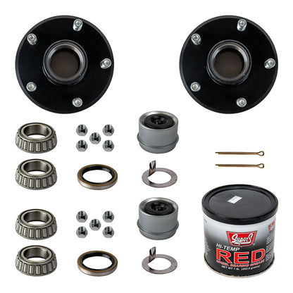 2k Trailer Axle Hub - 4 or 5 Lug