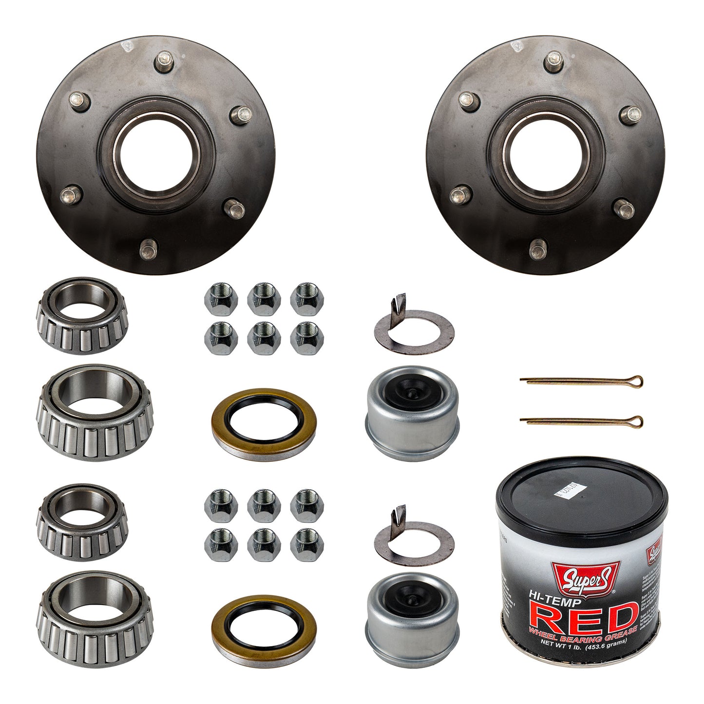 6k Trailer Axle Hub - 6 Lug