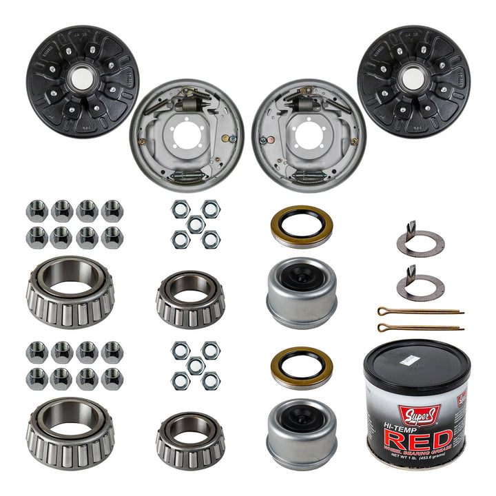 7000 lb Trailer Axle Hydraulic Drum Brake TK Service Kit - 7k Capacity