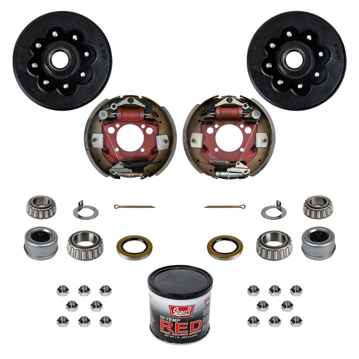 8000 lb Trailer Axle Hydraulic Drum Brake TK Service Kit - 8k Capacity