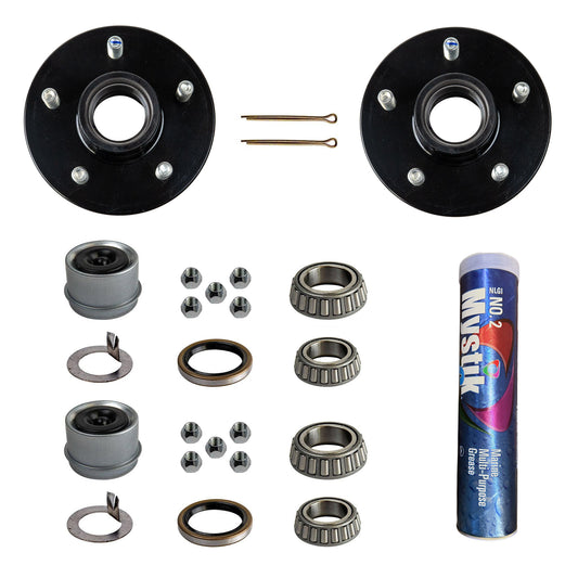 3500 lb Trailer Idler Axle TK Service Kit - 3.5k Capacity - 5 Lug Bolt Pattern