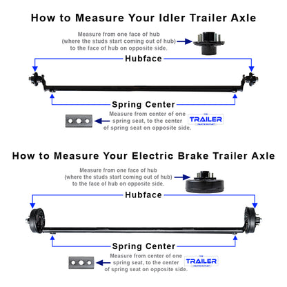 How to Measure Your Trailer Axle