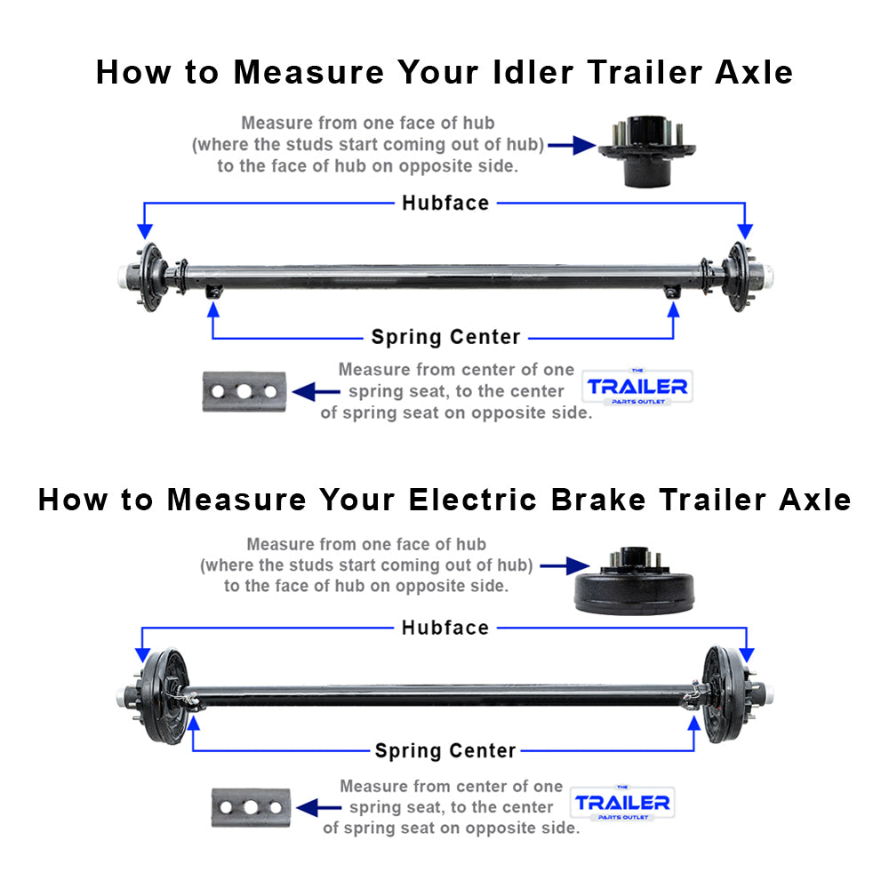 How to Measure Your Trailer Axle