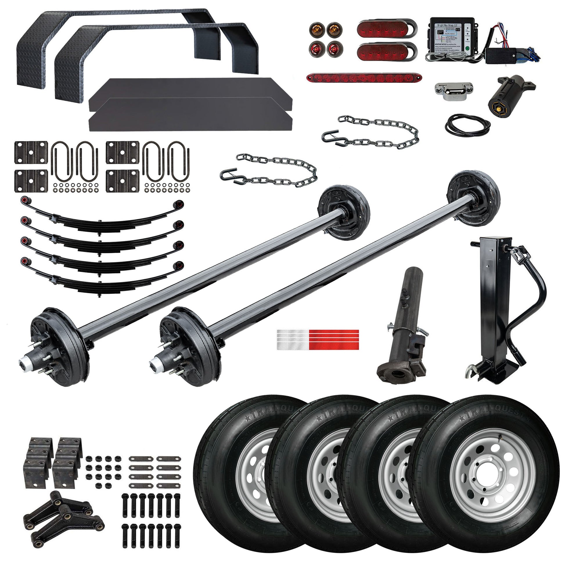 MP2220 Complete DIY Gooseneck Trailer Kit with Blueprint