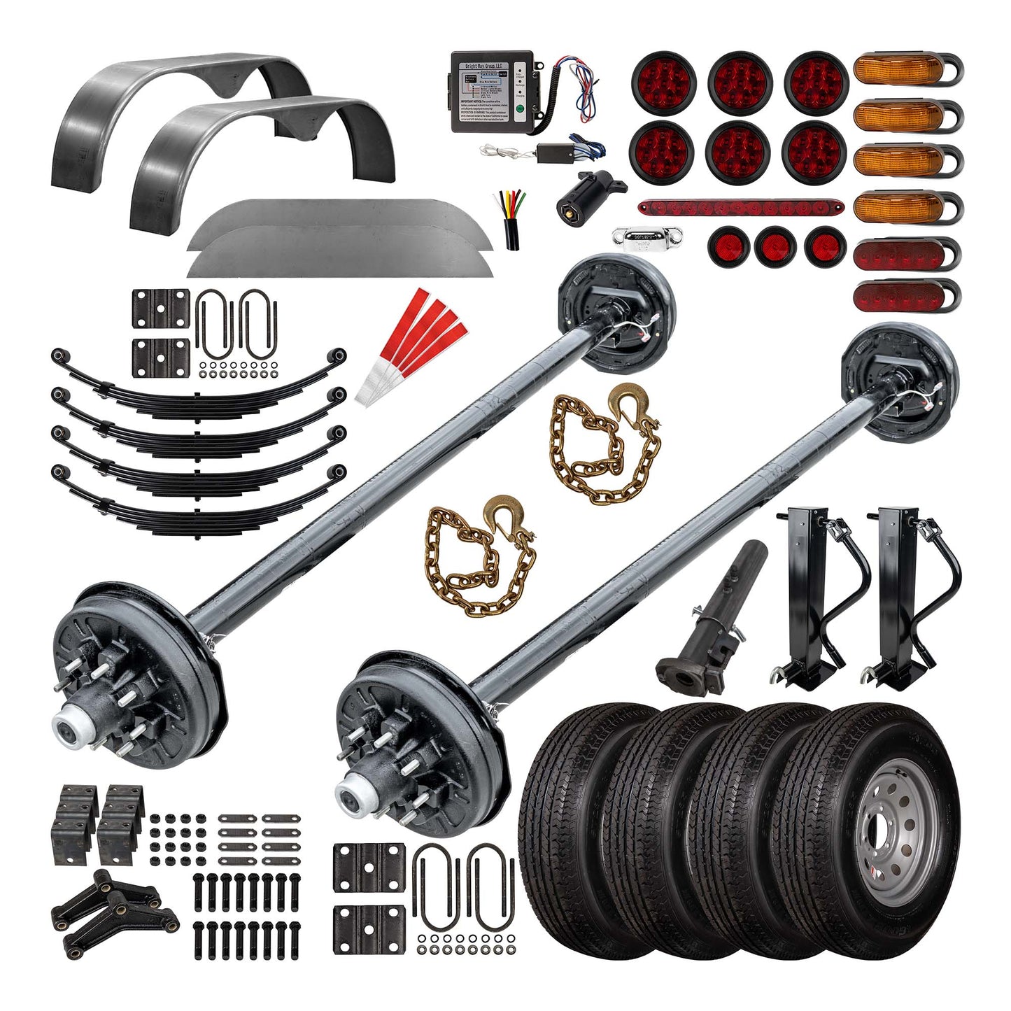 26XT - 26'x102" Tandem Axle Gooseneck Trailer DIY Master Plan - 20 How-to Steps