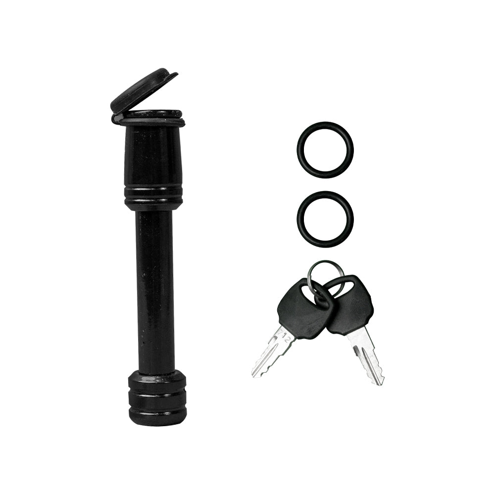 Trailer Tow Hitch Lock w/ 2 keys (PS-18020 Chrome or PS-18021 Black) - The Trailer Parts Outlet