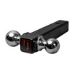 Chrome Finish Dual Ball Mount Black Shank (5K and 10K Capacity) 