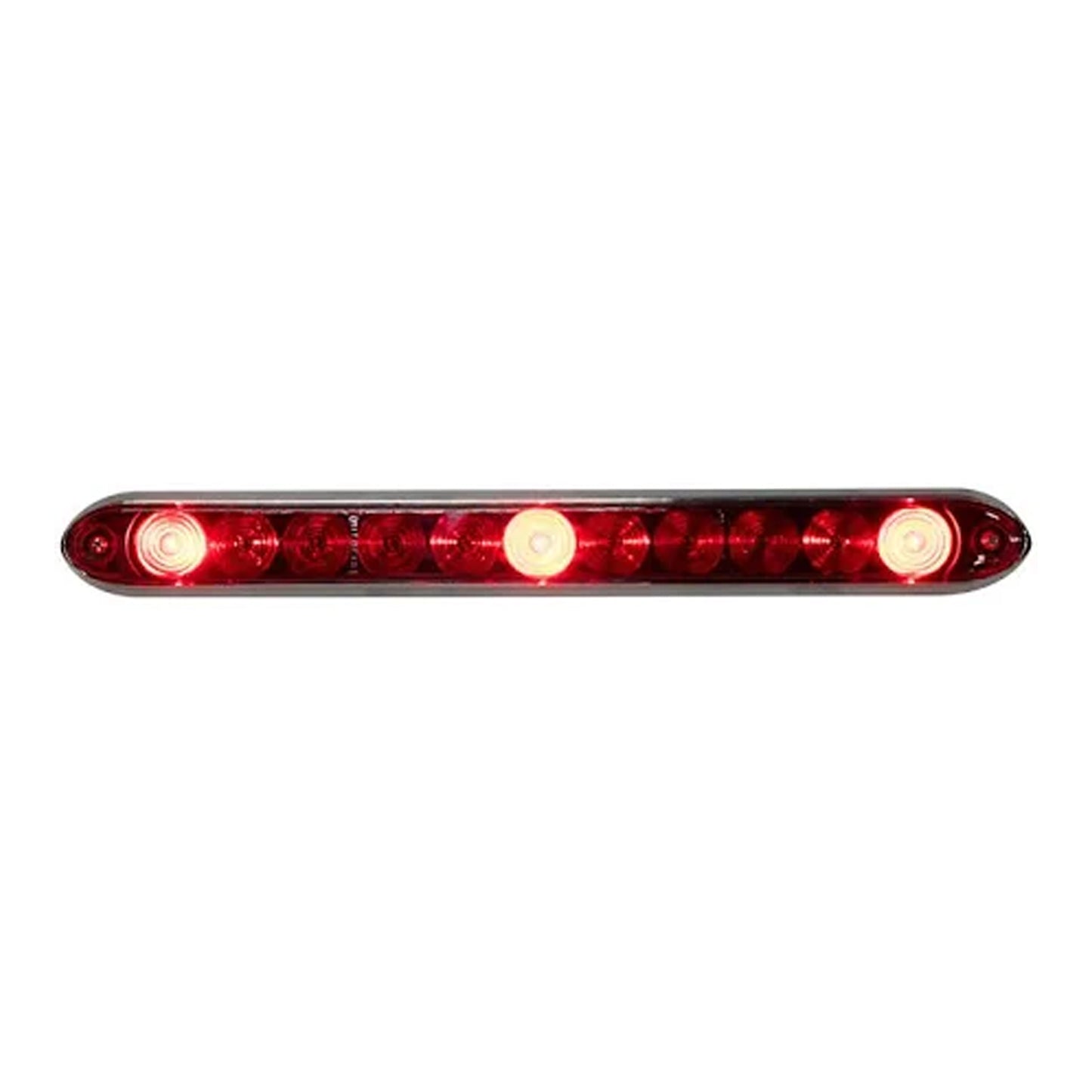 Heavy Duty Sealed ID Light Bar - 3 Red Lights