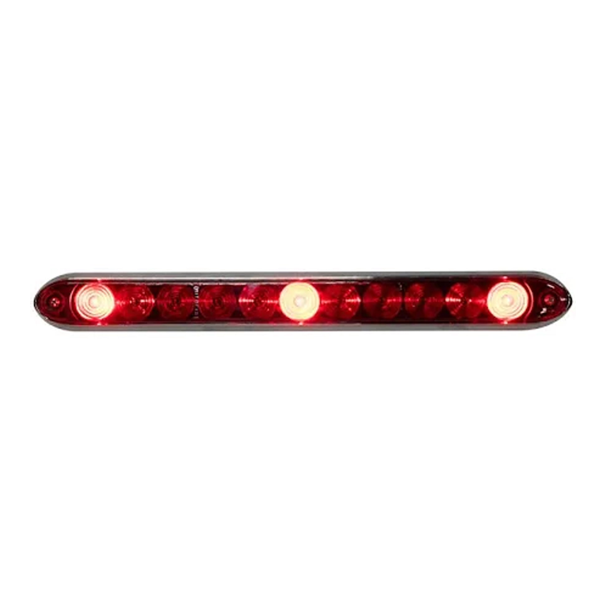 Heavy Duty Sealed ID Light Bar - 3 Red Lights