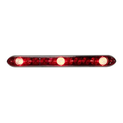 Heavy Duty Sealed ID Light Bar - 3 Red Lights