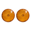 Amber 2.5" Low-Profile Side Marker W/Reflector