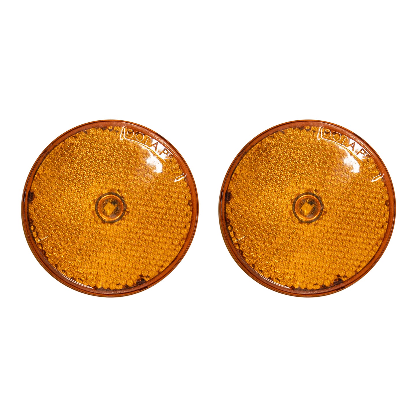 Amber 2.5" Low-Profile Side Marker W/Reflector