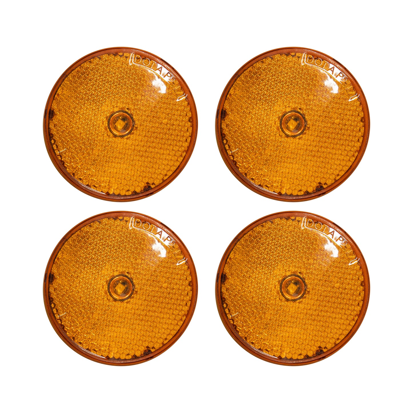 Amber 2.5" Low-Profile Side Marker W/Reflector