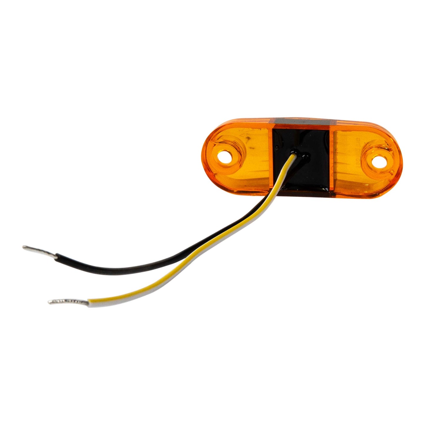 Amber P2/PC Sidemarker LED Light W/ 6" Pigtail (2 Pack)