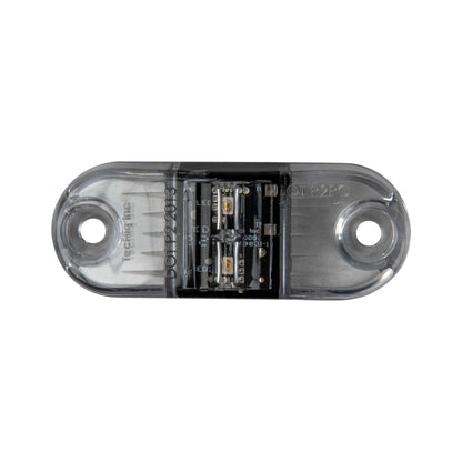 Amber P2/PC Sidemarker LED Light W/ 6" Pigtail - Clear Lens