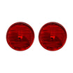 2" Round Sealed LED Marker/Clearance Lights - Red