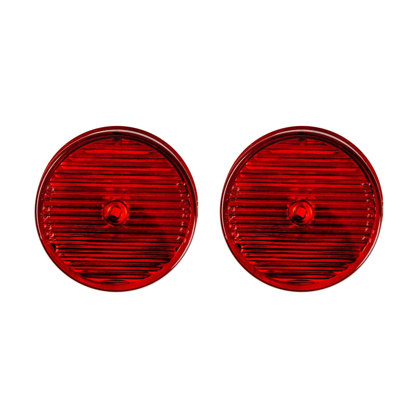 2" Round Sealed LED Marker/Clearance Lights - Red