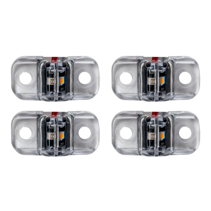 Heavy Duty Miniature Bi-Color Fender Side Marker Trailer Light